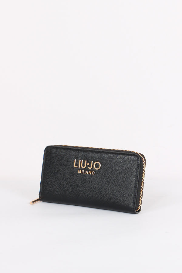 Portafoglio Zip Around Nero-2