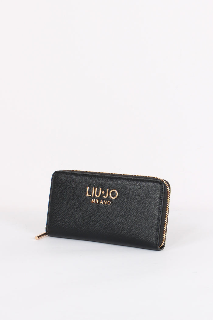 Portafoglio Zip Around Nero-2