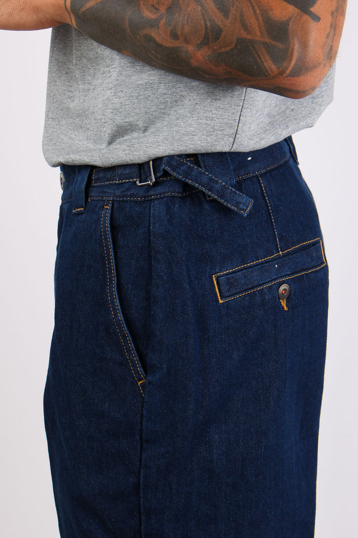 Denim Over Risvolto Blu-6