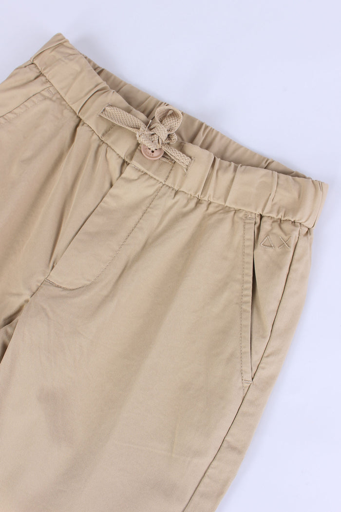 Pantalone Coulisse Popeline Stone-4