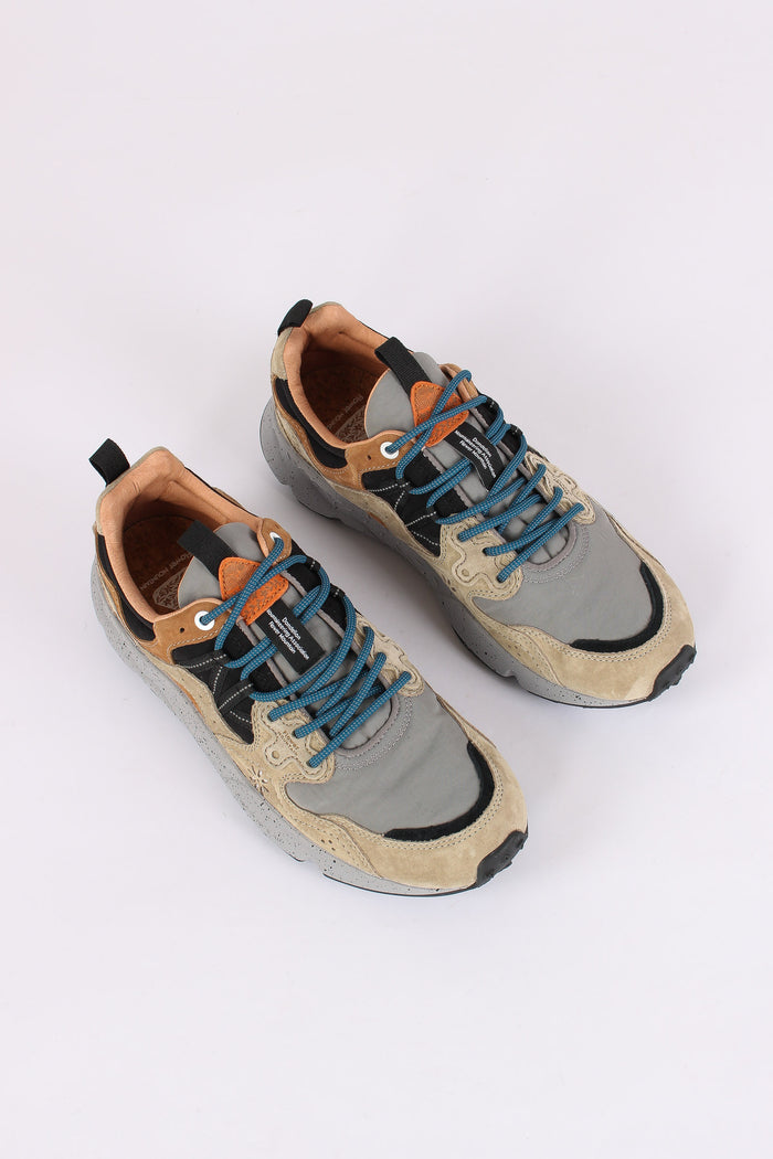 Sneakers Yamano 3 Suede/nylon Dark Beige/grey-2