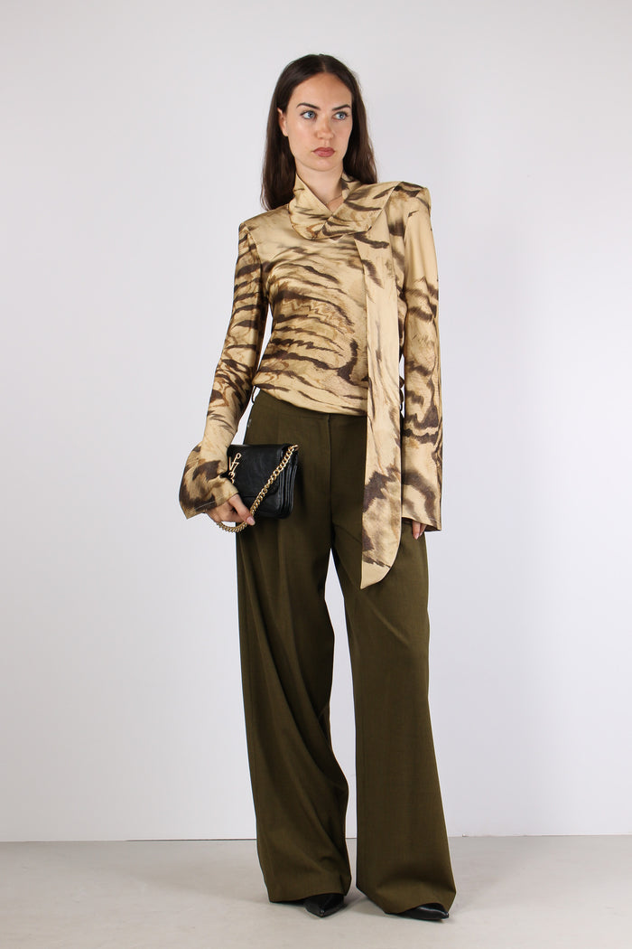 Camicia Fiocco Crema/moro-4