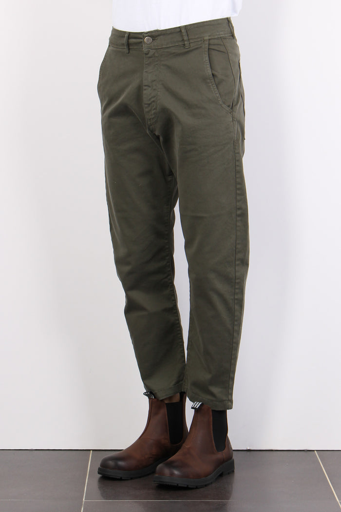 Denim Cargo Fit Militare-5