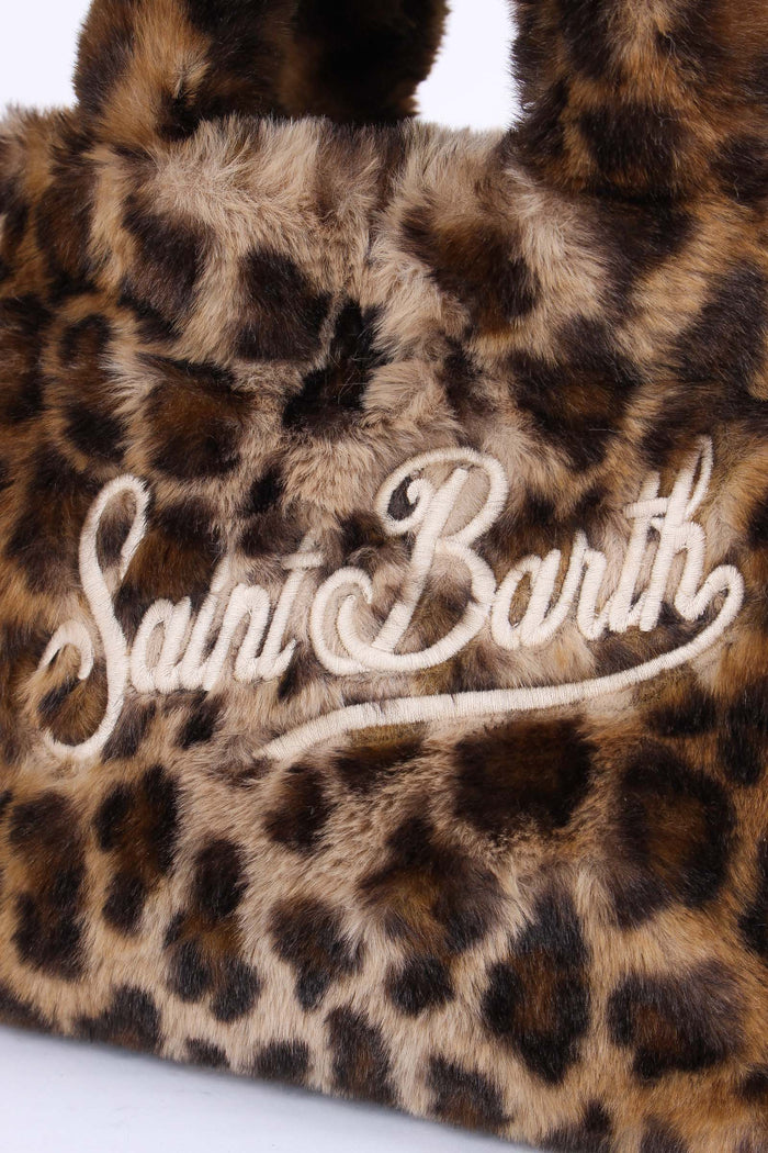 Borsa Mano Pelliccia Animalier Leopard-6