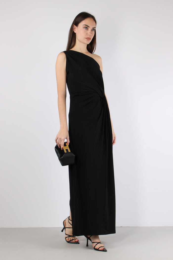 Abito Monospalla Lycra Nero-6
