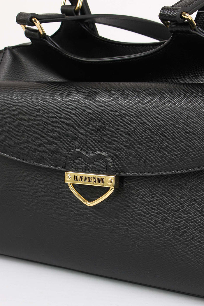 Shopping Tasca Davanti Cuore Nero-4
