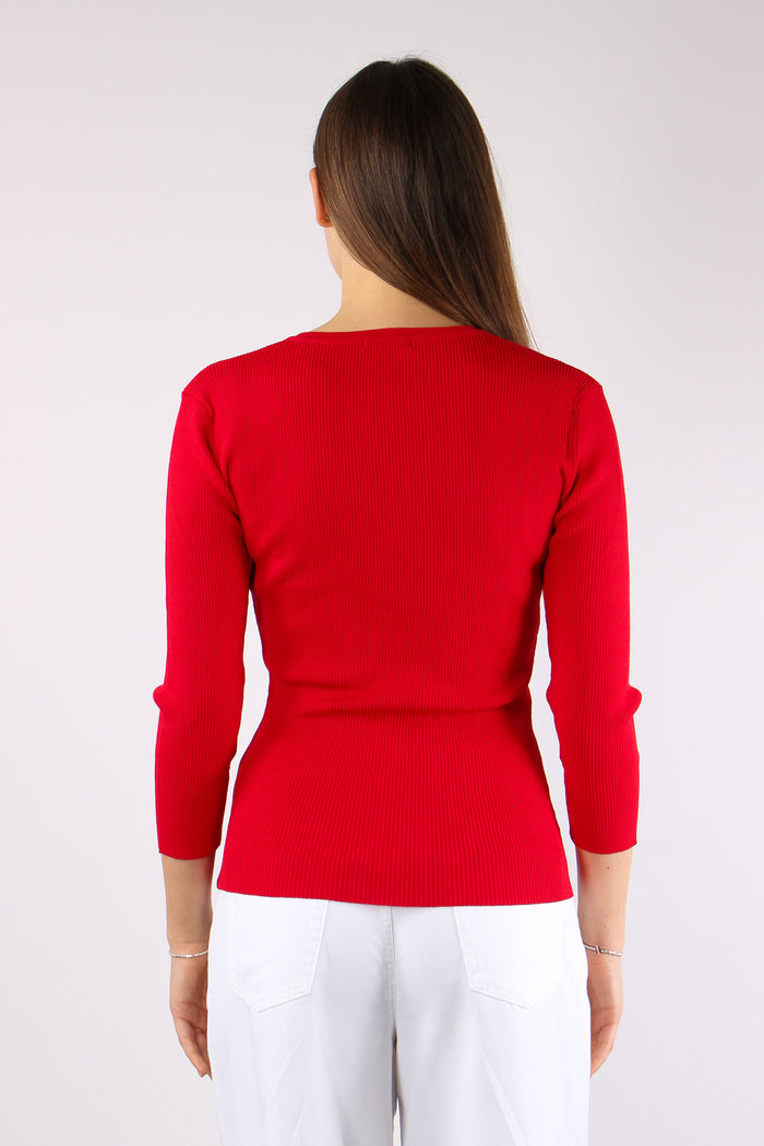 Deneuve Maglia Costina Taschino Flame S-4