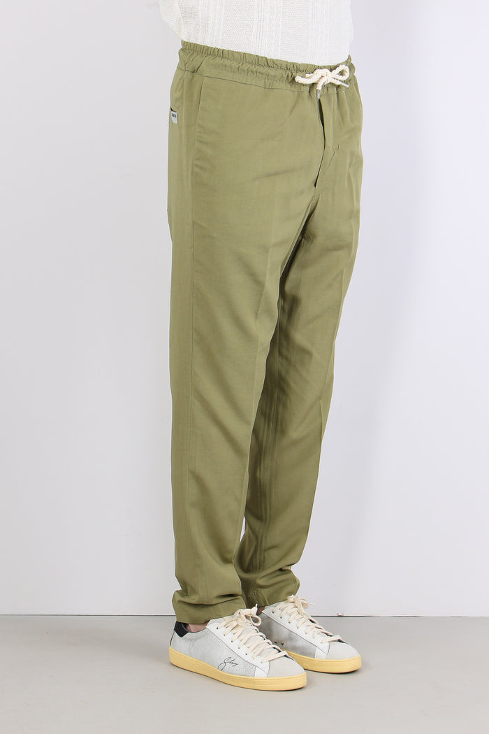 Pantalone Viscosa Lino Oliva-6