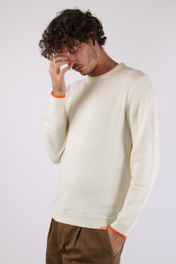 Maglia Lana Logo Bianco-2