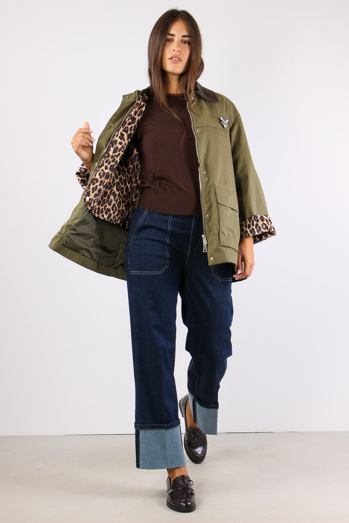 Maglia Mc Viscosa Lana Cioccolato-4