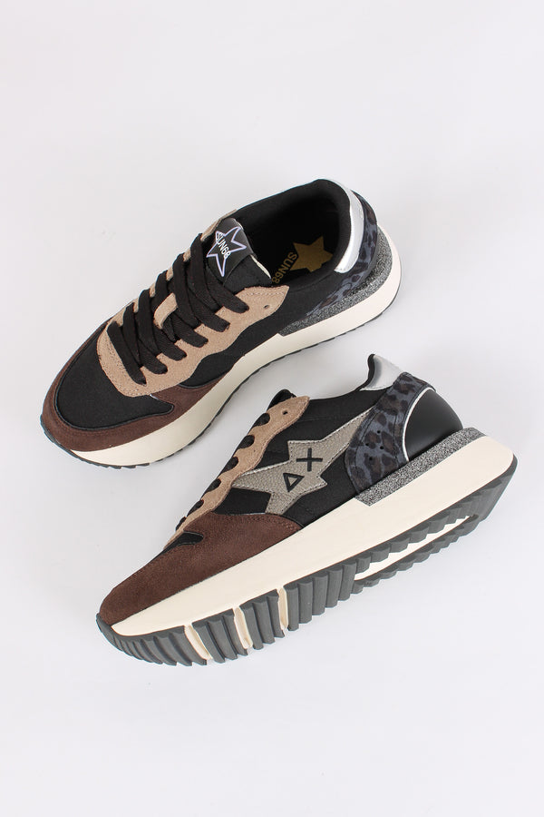 Sneaker Big Stargirl Mix Nero-2