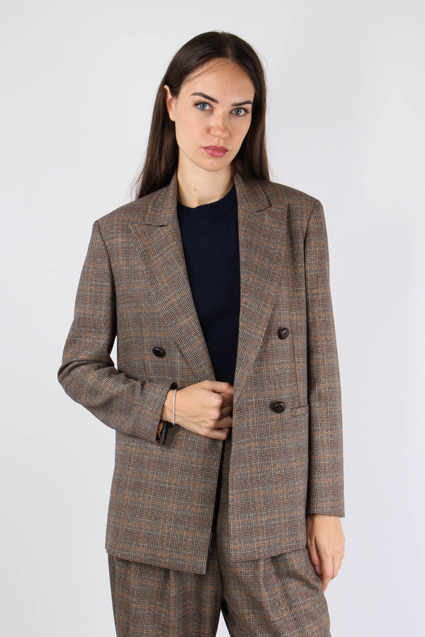 Giacca Galles Bottoni Pelle Kaki/fango-2