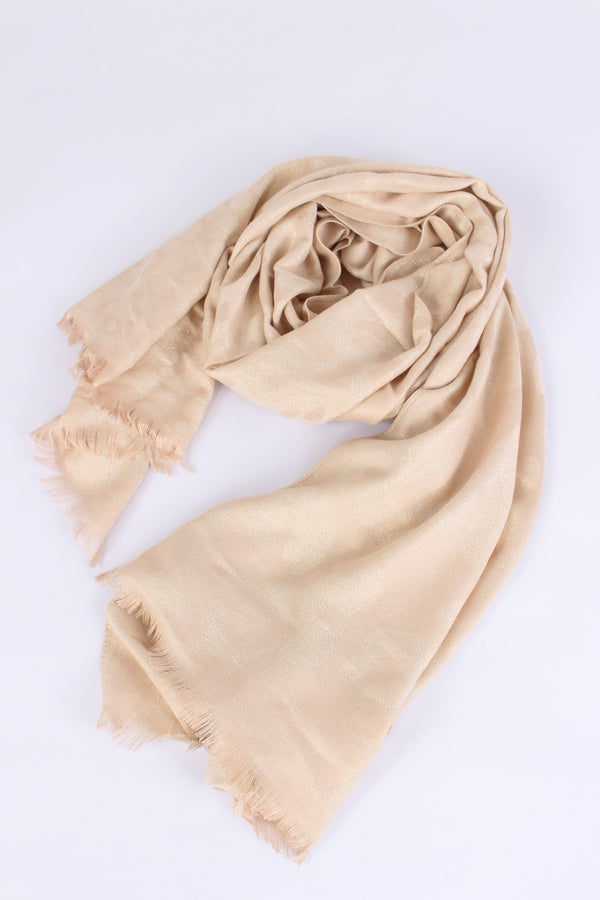 Stola Animalier Lurex Sabbia-2