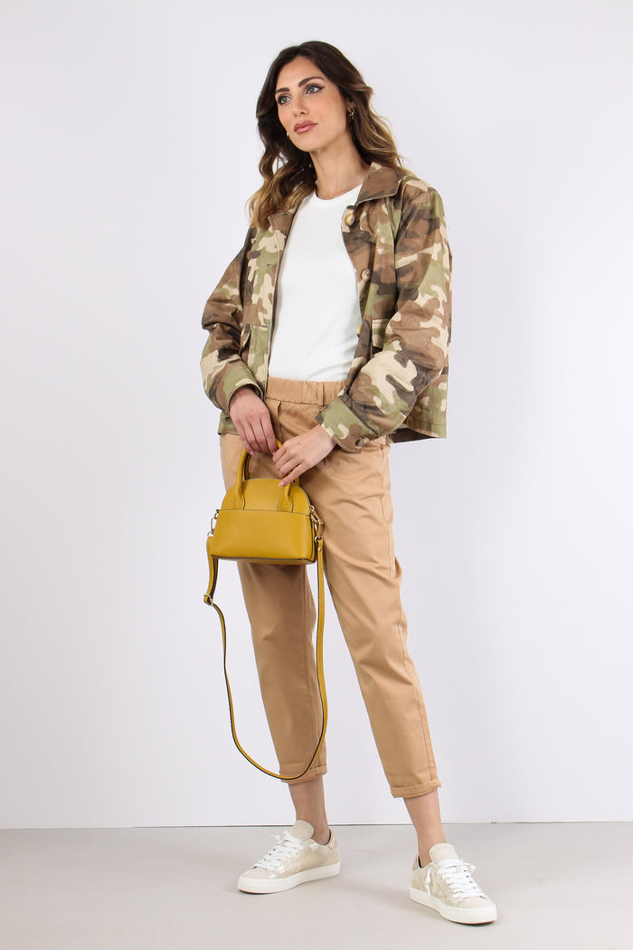 Pantalone Elastico Cotone Legg Biscotto-5