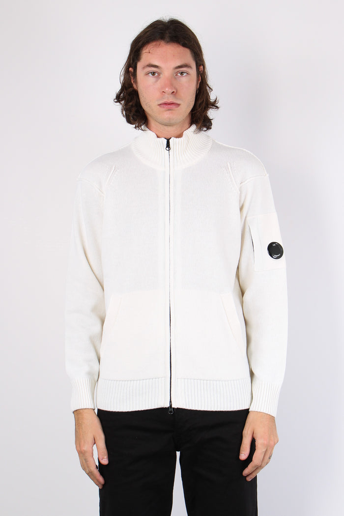 Felpa Full Zip Gauze White