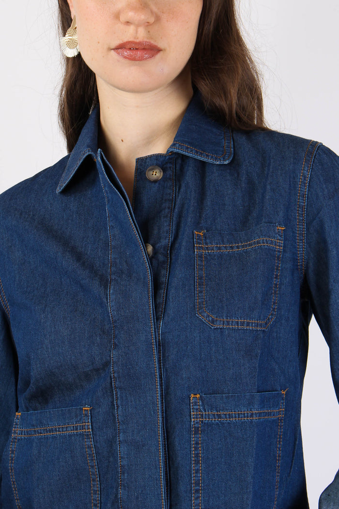 Camicia Denim Manica 3/4 Impun Denim-8