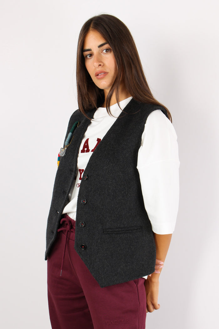Gilet Lana Inserto Spille Unica-3