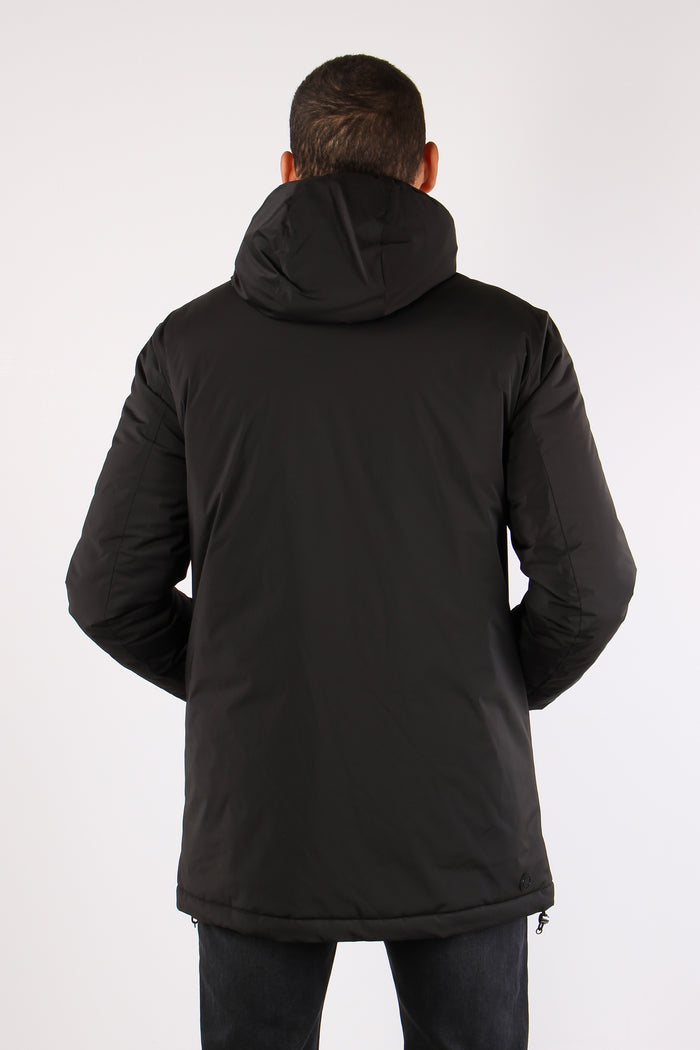 Soprabito Liscio Ovatta Nero-4