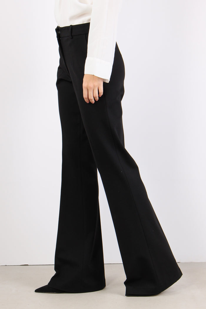 Pantalone Zampa Punto Milano Nero-6