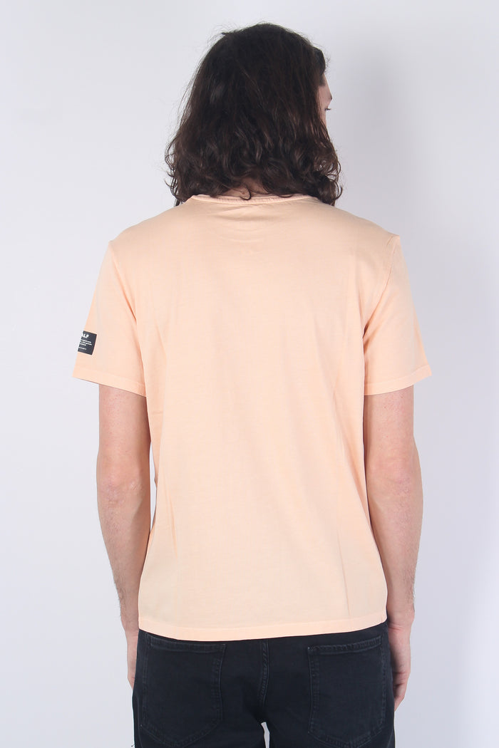 Ventalf T-shirt Logo Manica Peach-3