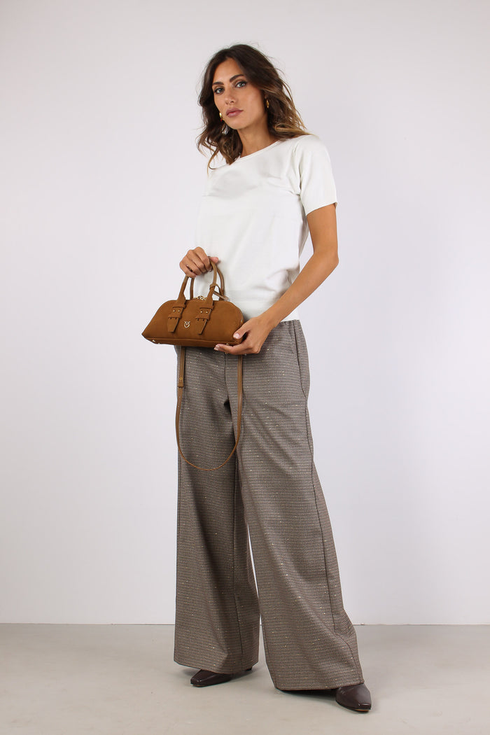 Maglia Girocollo M/m  Viscosa Latte-5