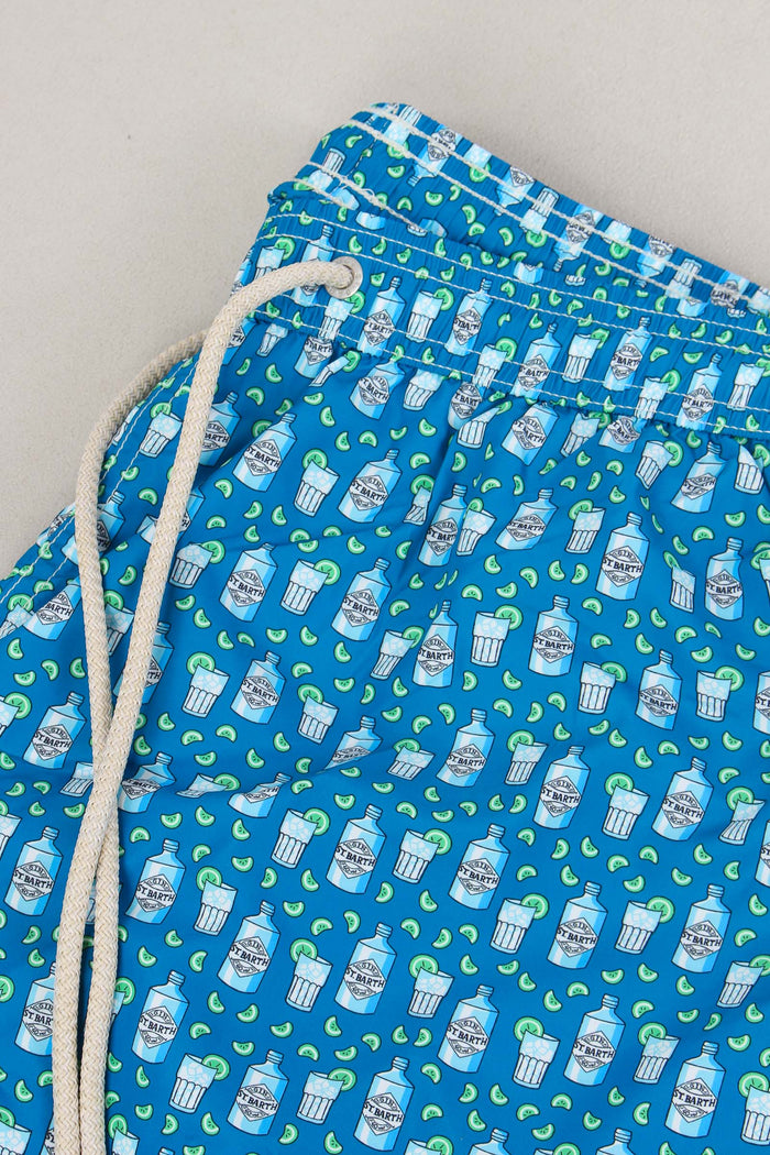 Costume Boxer Fantasia Blu-7