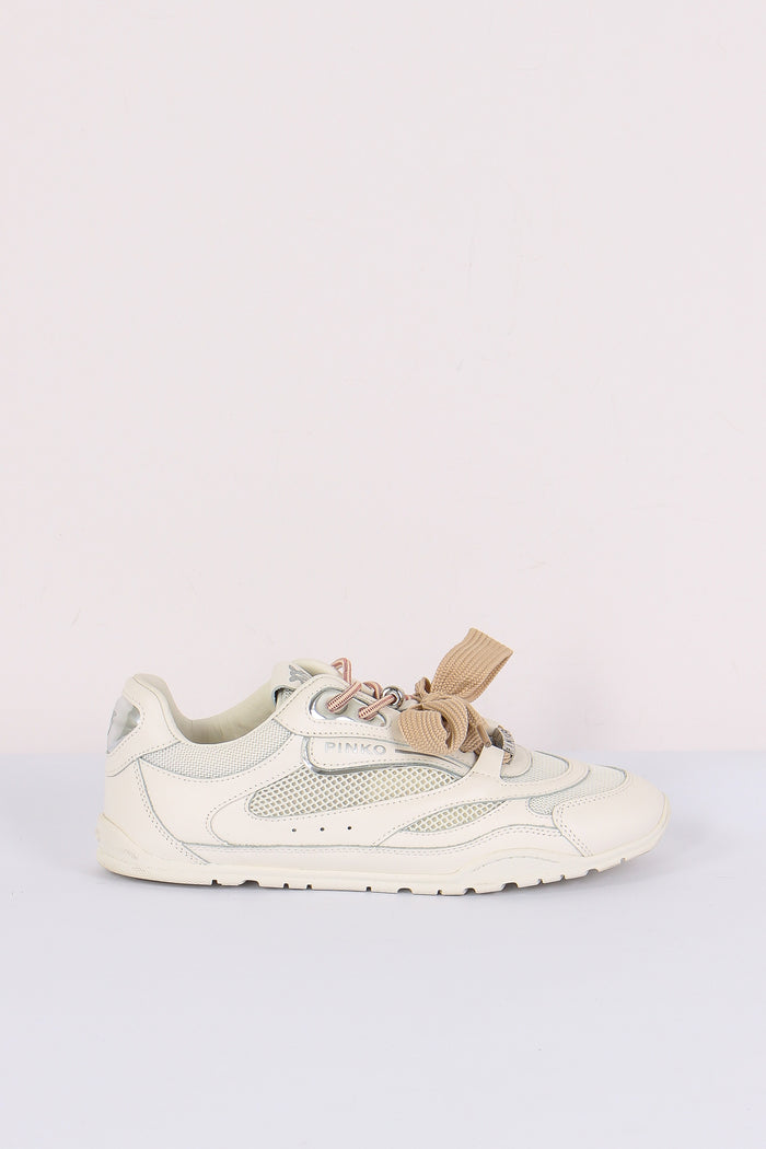 Sneakers Suede Multi Lacci Light Rose