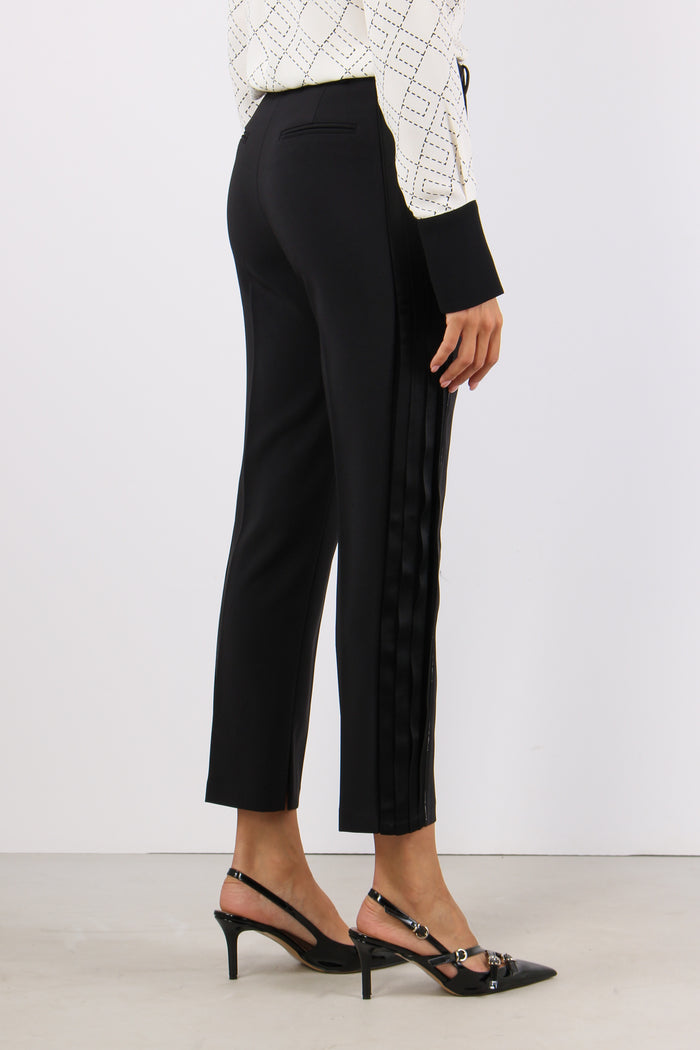Pantalone Banda Smoking Nero-7