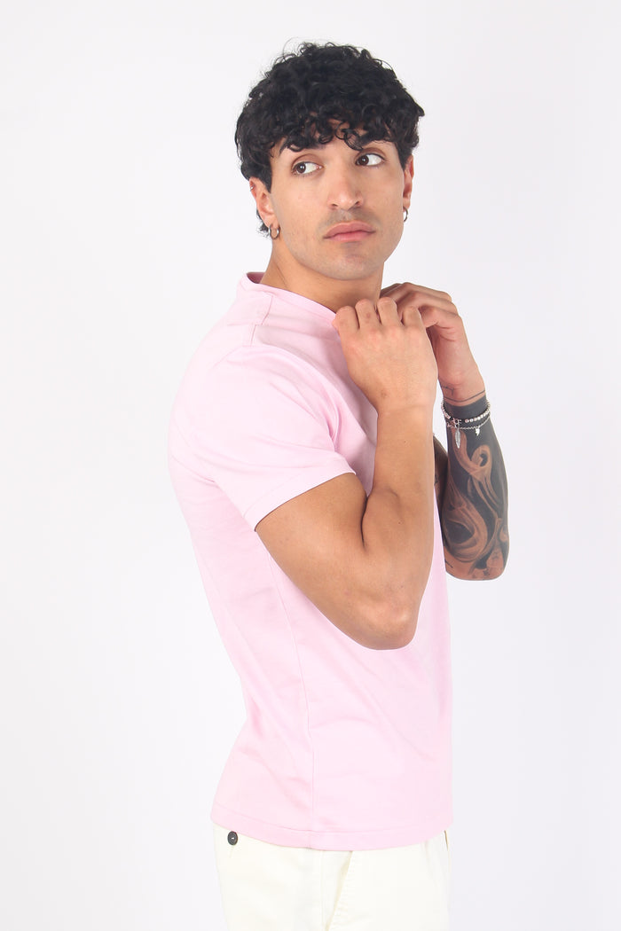 T-shirt Jersey Manica Corta Garden Pink-5