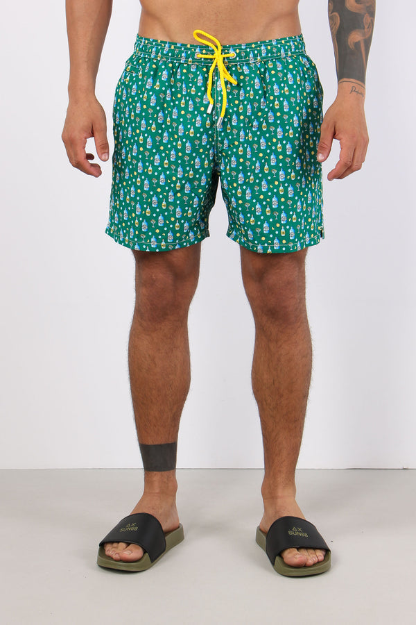 Costume Boxer Fantasia Verde-2