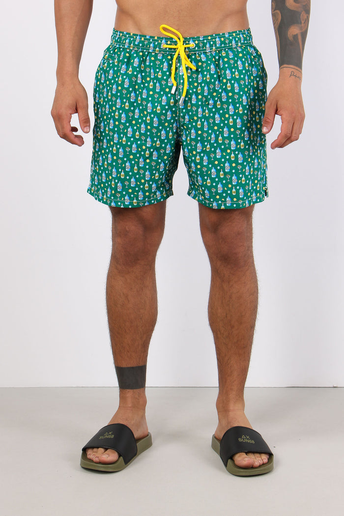 Costume Boxer Fantasia Verde-2