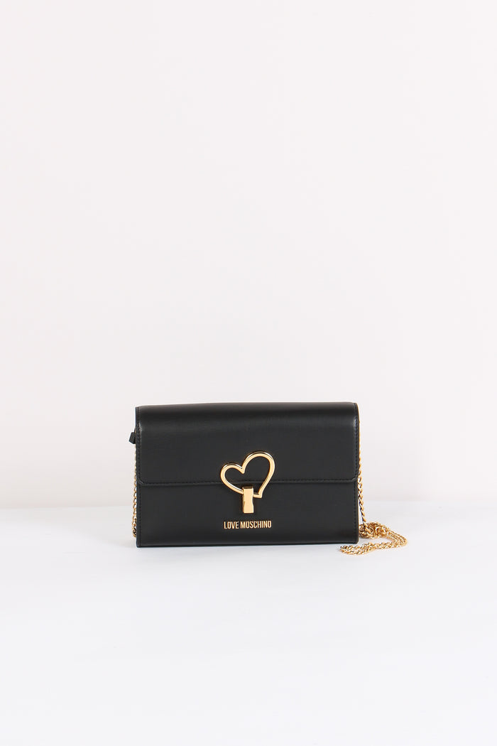 Tracolla Rigida Ecopelle Nero