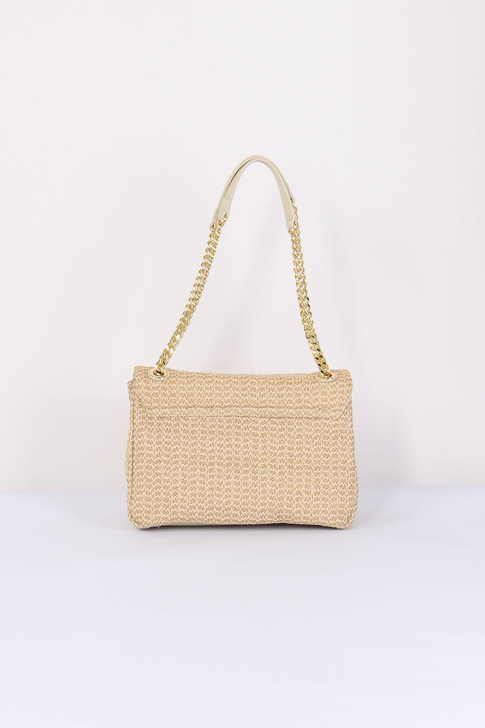 Tracolla Rafia Beige-3