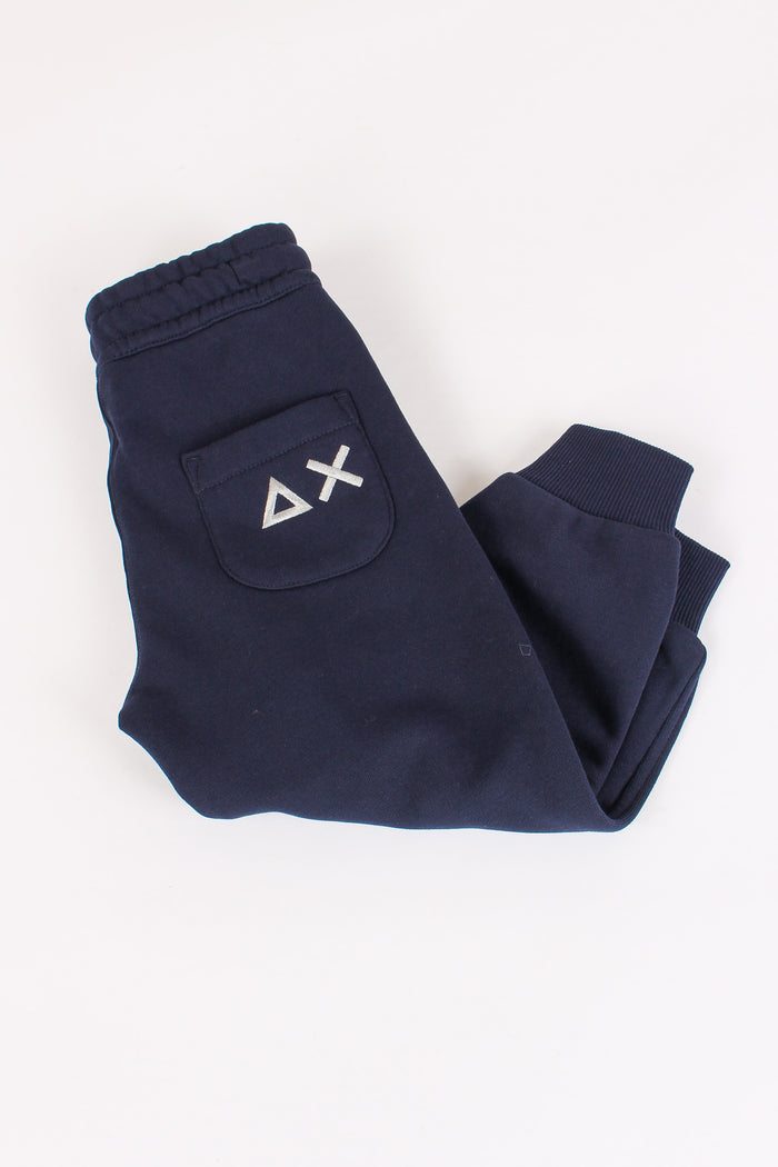 Pantalone Felpa Basico Navy Blue-4