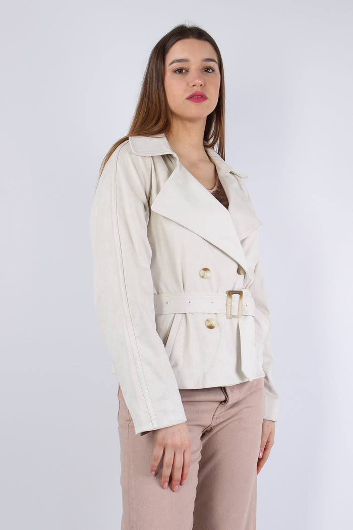 Trench Corto Ecocamoscio Birch-6