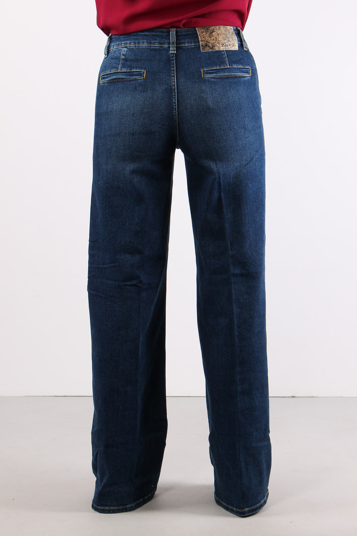 Denim Flare Tasca America Denim Medio-5