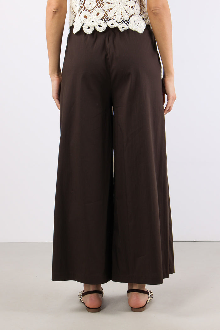 Pantalone Cropped Cotone Moro-4