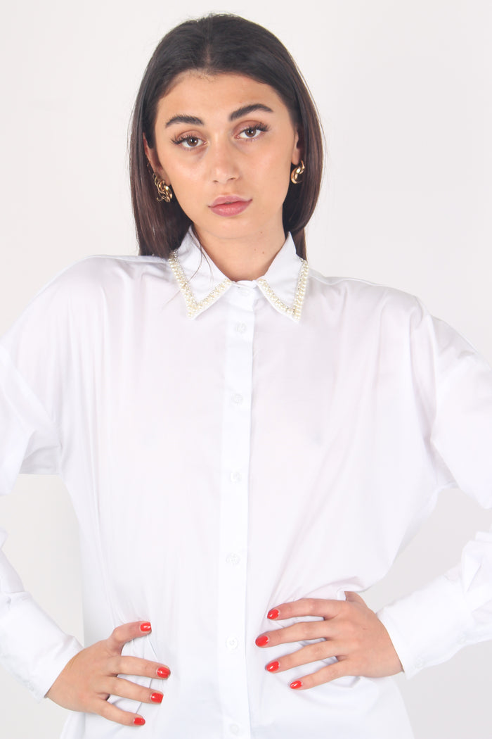Camicia Perle Colletto Bianco-10