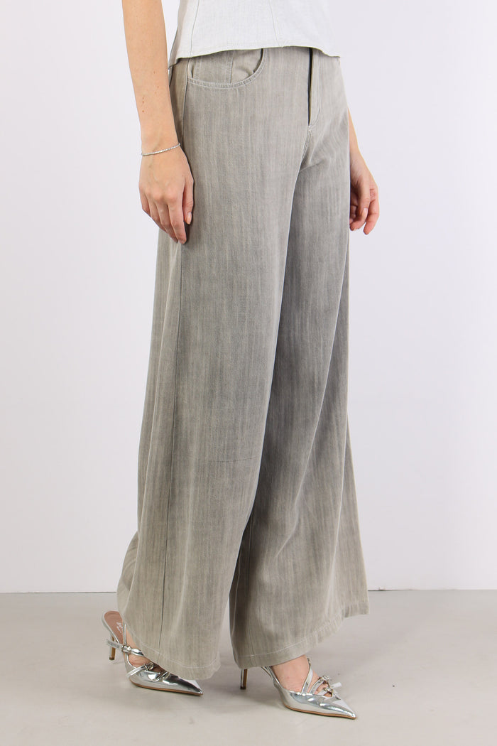Denim Palazzo Grey-6