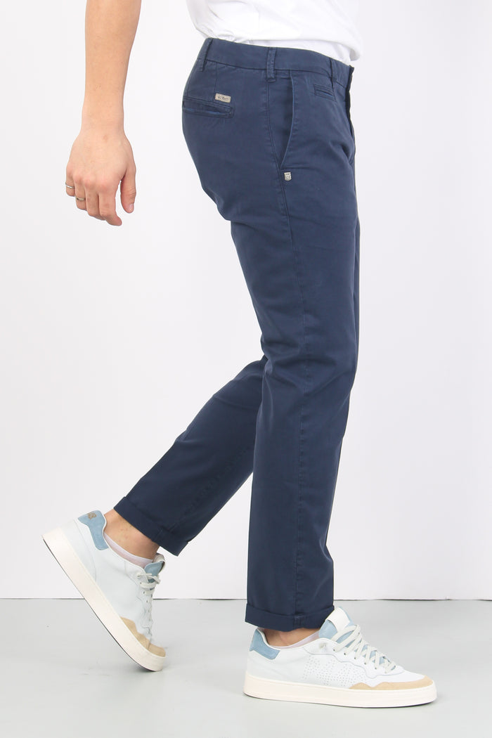 Pantalone Chino Slim Fit Navy-4