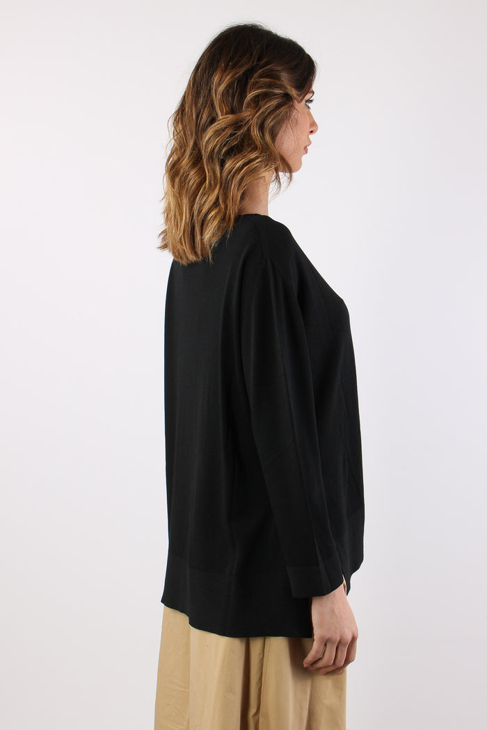 Maglia Girocollo M/l Basica Nero-7