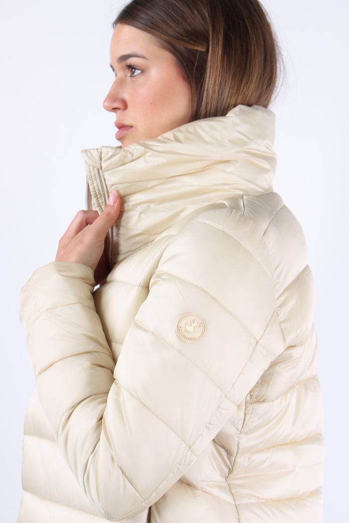 Lydia Giubbotto Svasato Beige-8