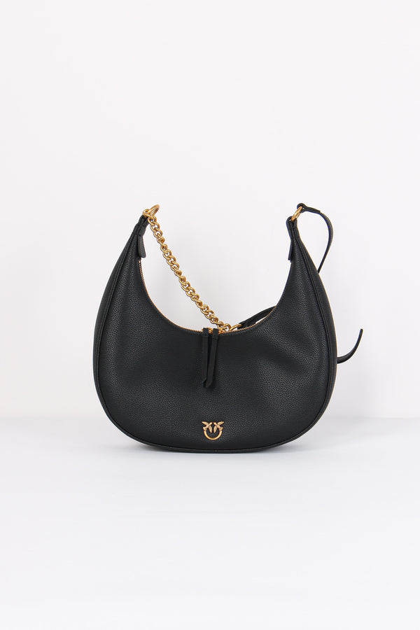 Borsa Hobo Classic Nero/antique Gold