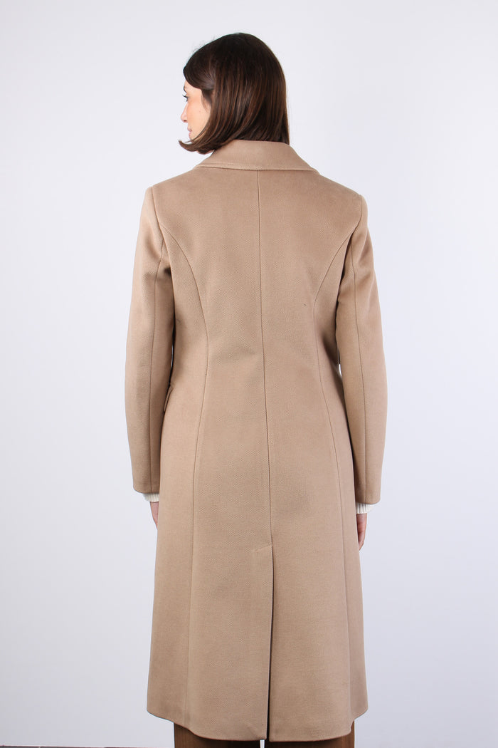 Cappotto Lungo Sfiancato Cammello-4