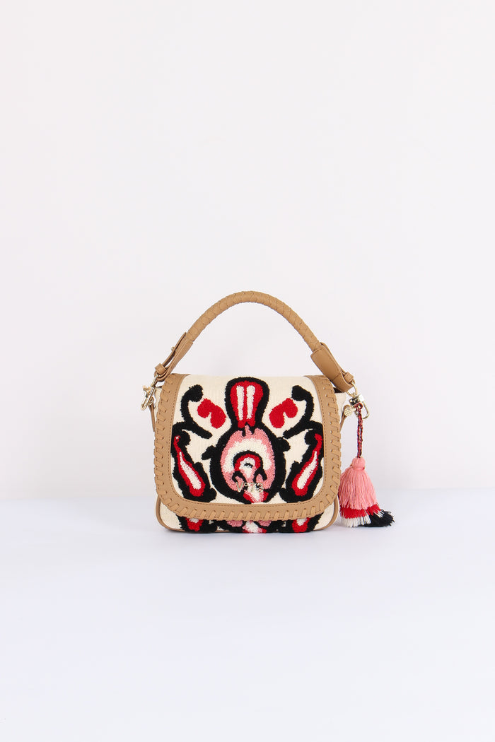 Marilena Tracollina Patta Rica Cuoio/multi Color