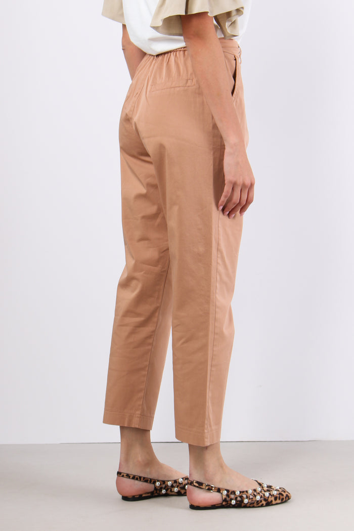 Pantalone Gamba Dritta Elastic Nude-6