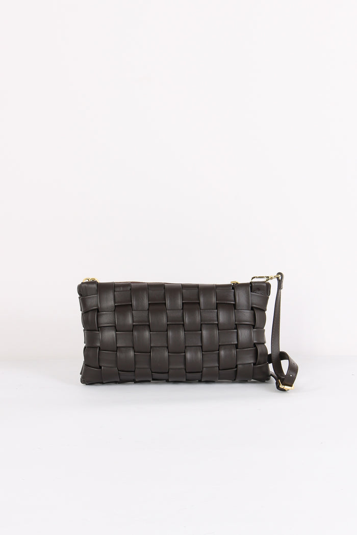 Pochette Intreccio Vera Pelle Moro