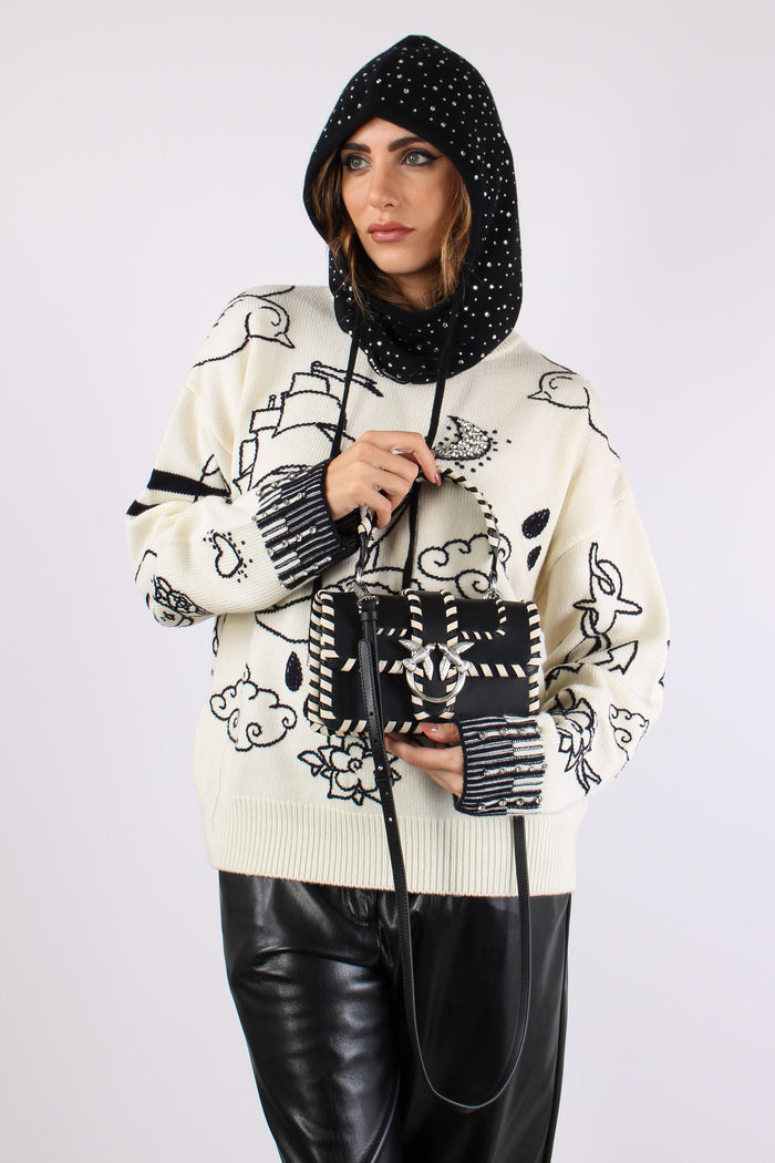 Andros Maglia Ricami Bianco/blu-6