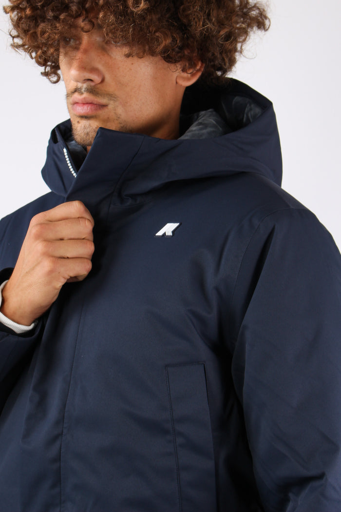 Giubbotto Lungo Inserto Marmot Blue-8