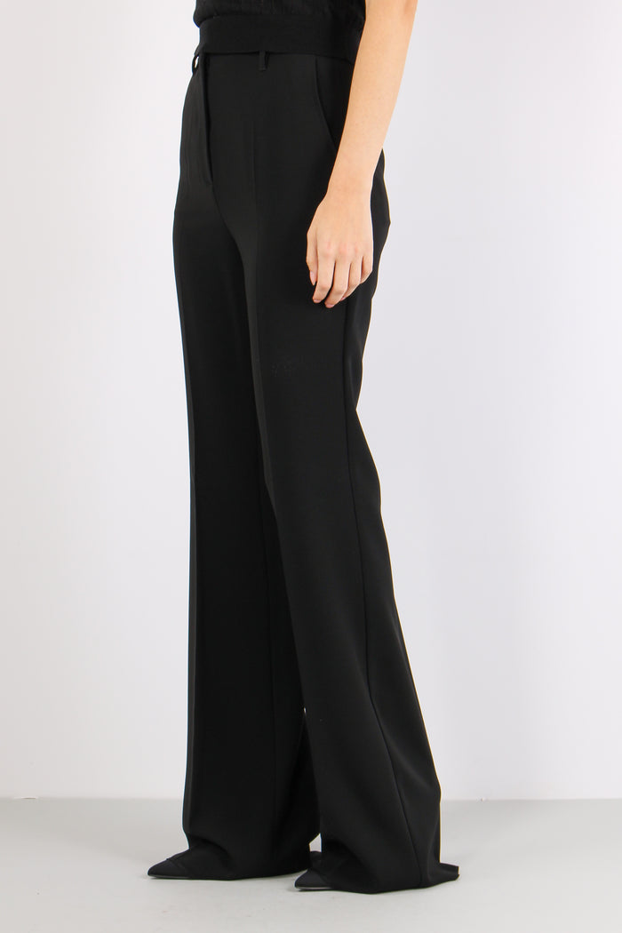 Alabama Pantalone Zampa Cady Nero-6